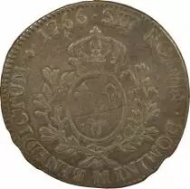 Louis XV - Silver Ecu, with Headband - 1766 M Toulouse