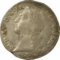 Louis XV - Silver Ecu, with Headband - 1767 Pau