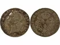 Louis XV - Silver Ecu, with Headband - 1768 L Bayonne
