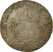 Louis XV - Silver Ecu, with Headband - 1768 L Bayonne