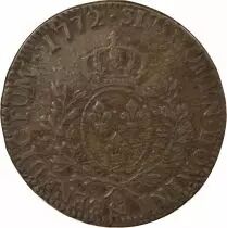 Louis XV - Silver Ecu, with Headband - 1772 & Aix-en-Provence