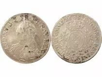 Louis XV - Silver Ecu with Dressed up Bust - 1726 R Orl&eacute;ans