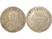 Louis XV - Silver Ecu with Dressed up Bust - 1732 E Tours