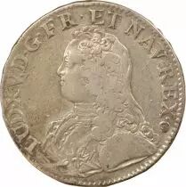 Louis XV - Silver Ecu with Dressed up Bust - 1732 E Tours
