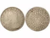 Louis XV - Silver Ecu with Dressed up Bust - 1732 L Bayonne