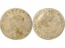 Louis XV - Silver Ecu with Dressed up Bust - 1737 D Lyon