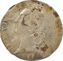 Louis XV - Silver Ecu with Headband - 1759 9 Rennes