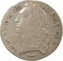 Louis XV - Silver Ecu with Headband - 1768 K Bordeaux