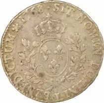 Louis XV - Silver Ecu with Headband - 1768 L Bayonne