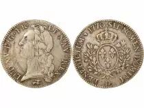 Louis XV - Silver Ecu with Headband - 1770 D Lyon