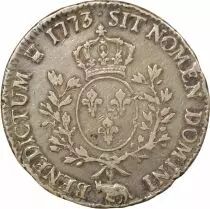 Louis XV - Silver Ecu with Old Head - 1773 Pau