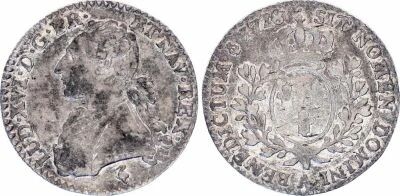 Louis XVI - 1/10 Silver Ecu, with Dressed up Bust - 1778 A Paris