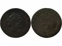 Louis XVI - 1/2 Sol, with Shield - 1785 T Nantes