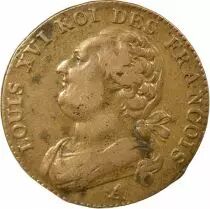 Louis XVI - 12 Deniers with Fasces - 1791 A Paris