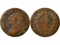 Louis XVI - 12 Deniers with Fasces - 1792 B Rouen
