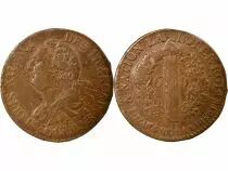 Louis XVI - 6 Deniers, with Fasces - 1792 BB Strasbourg