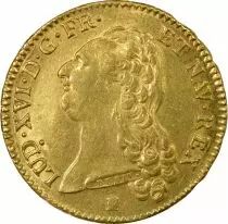 Louis XVI - Double Gold Louis, Bare Head - 1786 K Bordeaux