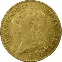 Louis XVI - Double Gold Louis, Bare Head - 1786 T Nantes