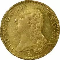 Louis XVI - Double Gold Louis, Bare Head - 1786 T Nantes