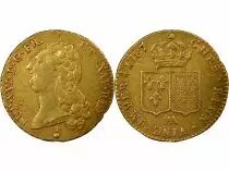 Louis XVI - Double Gold Louis, Bare Head - 1787 AA Metz