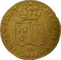 Louis XVI - Double Gold Louis, Bare Head - 1787 AA Metz