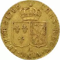 Louis XVI - Gold Louis, with Bare Head - 1786 A Paris