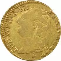 Louis XVI - Gold Louis, with Bare Head - 1786 A Paris