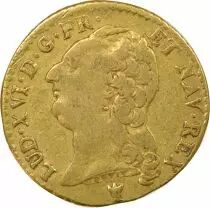Louis XVI - Gold Louis, with Bare Head - 1786 I Limoges