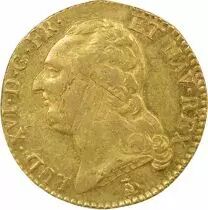 Louis XVI - Gold Louis, with Bare Head - 1786 T Nantes