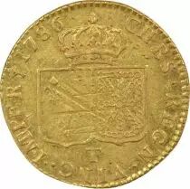 Louis XVI - Gold Louis, with Bare Head - 1786 T Nantes
