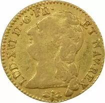 Louis XVI - Gold Louis, with Bare Head - 1787 D Lyon