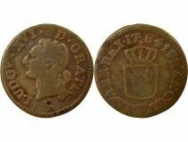 Louis XVI - Liard with Shield - 1784 T Nantes