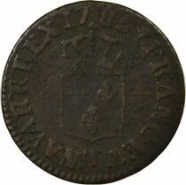 Louis XVI - Liard with Shield - 1785 T Nantes