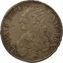 Louis XVI - Silver Ecu, dressed up Bust - 1779/8 A Paris