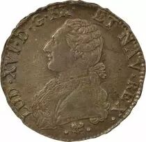 Louis XVI - Silver Ecu, dressed up Bust - 1782 L Bayonne