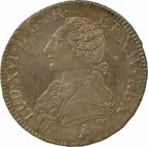 Louis XVI - Silver Ecu, dressed up Bust - 1784 A Paris