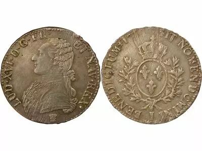 Louis XVI - Silver Ecu, dressed up Bust - 1791 I Limoges