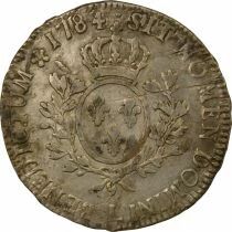 Louis XVI - Silver Ecu, with Dressed up Bust - 1784 L Bayonne