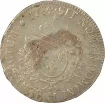 Louis XVI - Silver Ecu with Olive Branches - 1784 M Toulouse