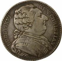 Louis XVI - Silver Token, States of Britanny - 1788 Rennes