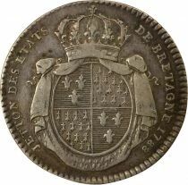 Louis XVI - Silver Token, States of Britanny - 1788 Rennes