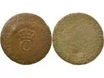 Louis XVI - Stamped Sol, restrike - 1779 / 1797