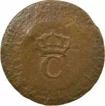 Louis XVI - Stamped Sol, restrike - 1779 / 1797