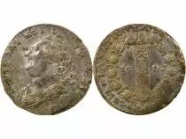 Louis XVI, Constitution - 12 Deniers with Fasces - 1792 T. Saumur