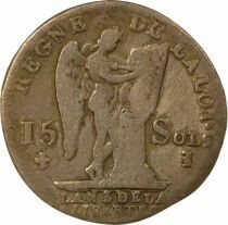 Louis XVI, Constitution - 15 Sols Ecu, with Genius - 1791 I Limoges