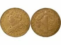 Louis XVI, Constitution - 2 Sols with Fasces - 1791 &Aring; Paris Barnabites