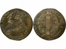 Louis XVI, Constitution - 2 Sols with Fasces - 1791 &Aring; Paris Barnabites