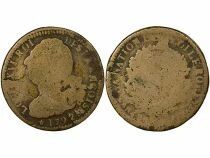 Louis XVI, Constitution - 2 Sols with Fasces - 1792 MA Marseille