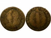 Louis XVI, Constitution - 6 Deniers with Fasces - 1792 I Limoges