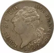 Louis XVI, Constitution - Silver Ecu, with Genius - 1792 A Paris